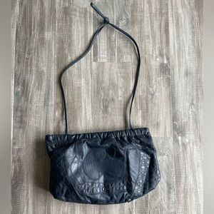 Fifth Avenue Handbags Vintage Leather Patchwork Purse Black